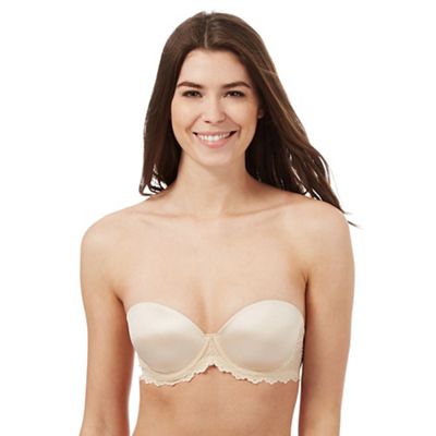 The Collection Beige lace underwired bra